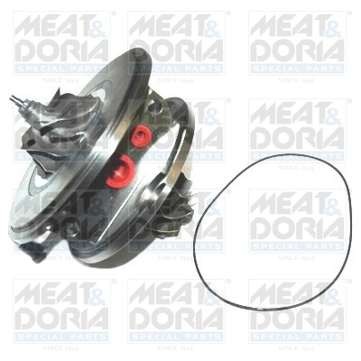 Core assembly, turbocharger
